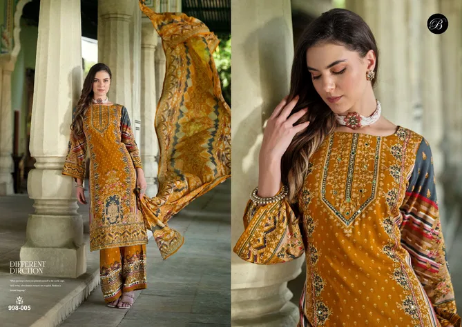 Shaheen By Belliza Viscose Rayon Digital Printed Dress Material Wholesale Shop In Surat